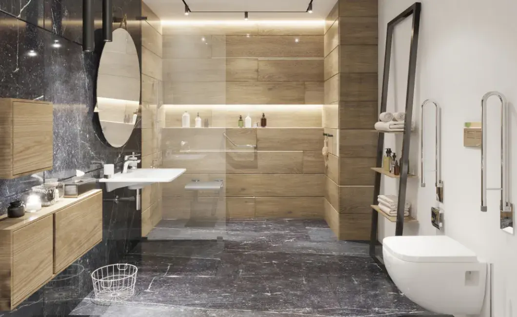 Nowoczesna łazienka bez barier