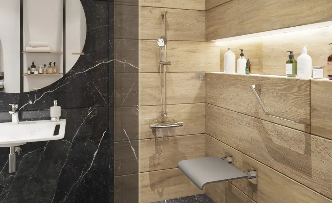Nowoczesna łazienka bez barier
