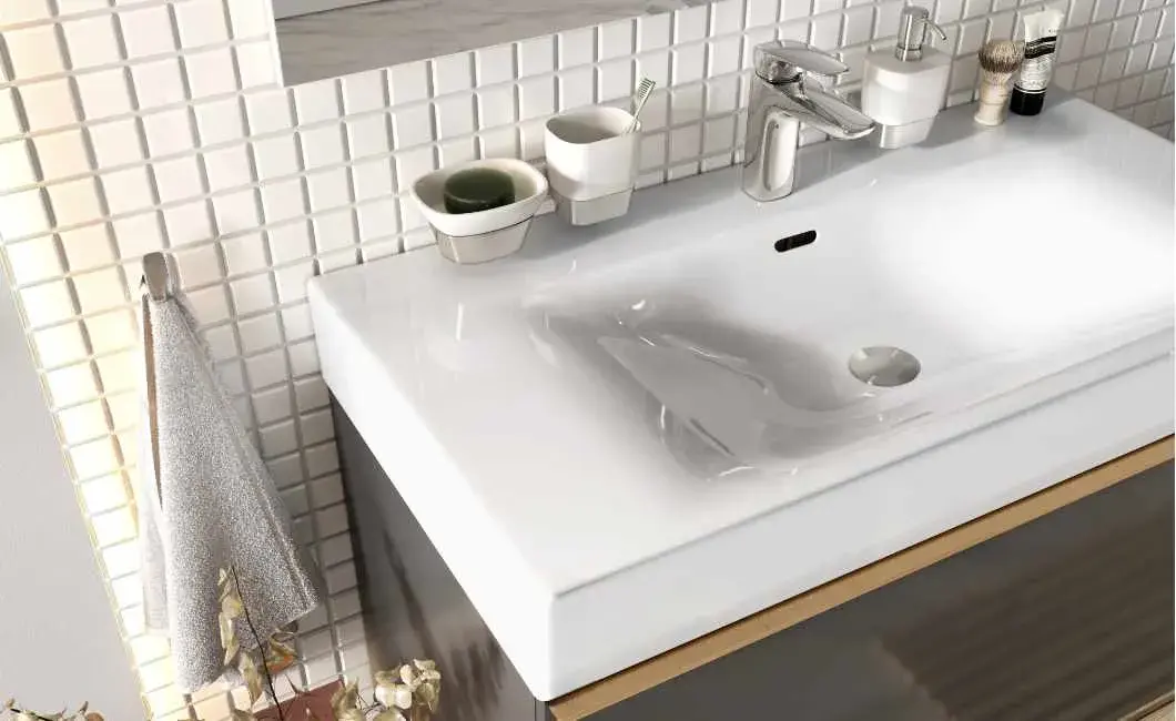 Mała łazienka – efektowna i pomysłowo zagospodarowana