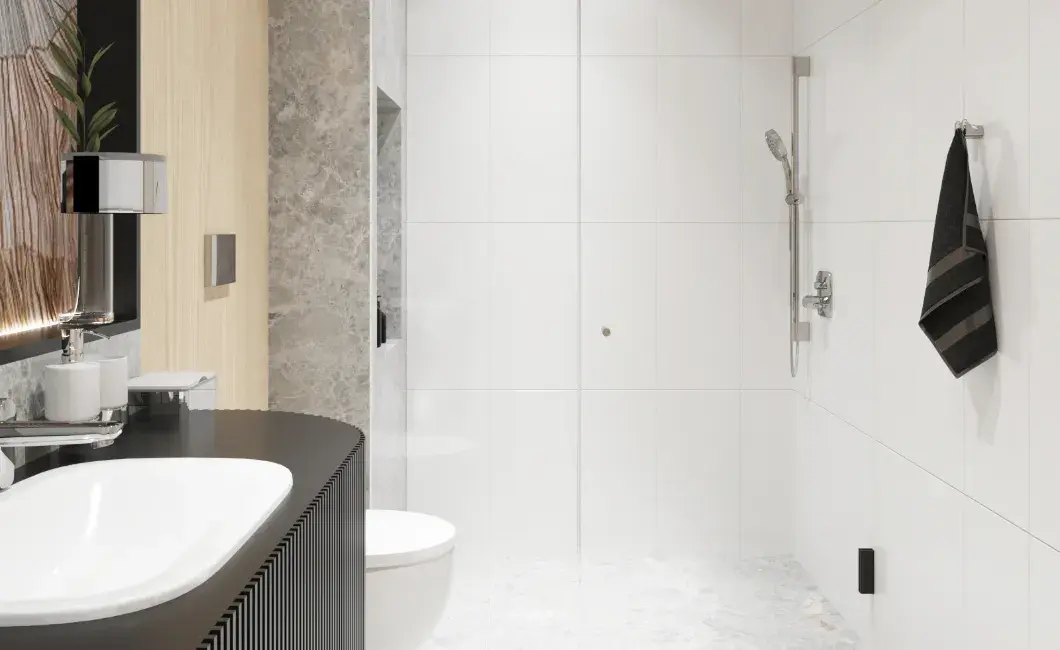 Łazienka w hotelu VIGOUR