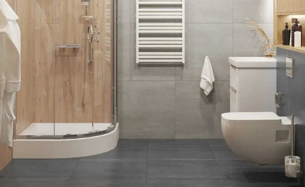 łazienka w stylu eco