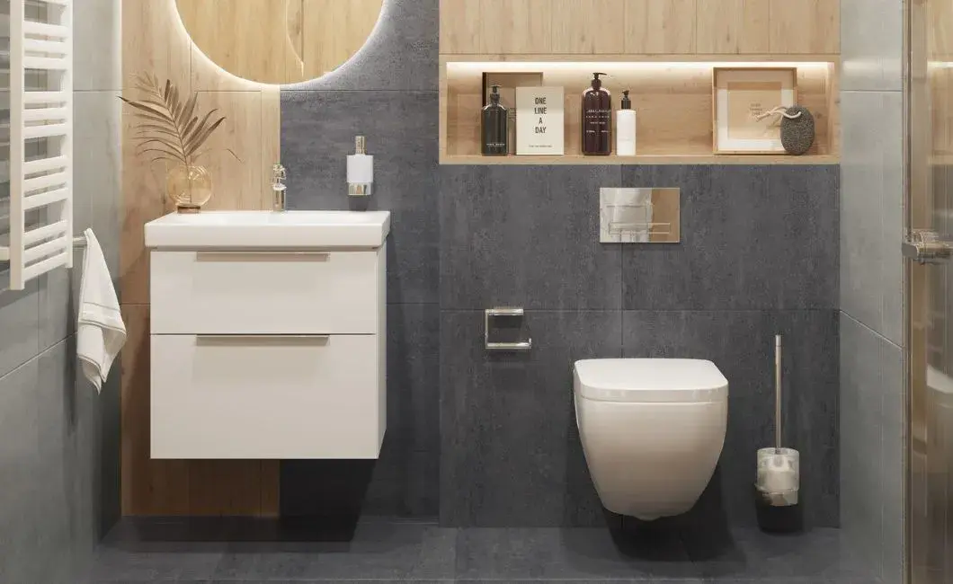 łazienka w stylu eco