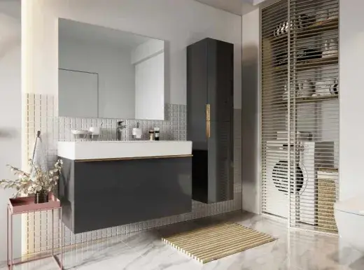 Mała łazienka – efektowna i pomysłowo zagospodarowana