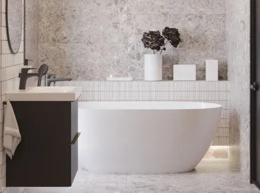 łazienka w stylu natural