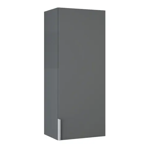 Słupek niski 100 cm, 1 drzwi, antracyt
