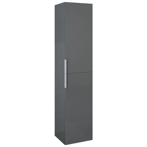 Słupek wysoki 160 cm, 2 drzwi, antracyt