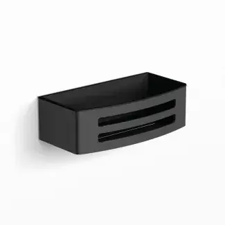 Koszyk prysznicowy ścienny INDIVIDUAL czarny