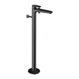 Stojąca podłogowa bateria wannowa DERBY STYLE, czarny mat