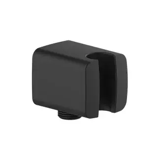 Przyłącze węża z uchwytem INDIVIDUAL Square, czarny mat