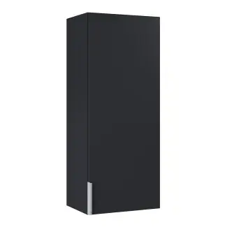 Słupek niski 100 cm, 1 drzwi, czarny mat