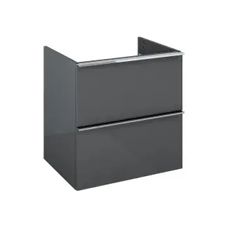 Szafka podumywalkowa 60 cm do WHITE, 2 szuflady antracyt