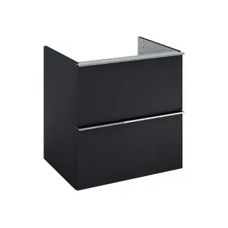 Szafka podumywalkowa 60 cm do WHITE, 2 szuflady czarny mat