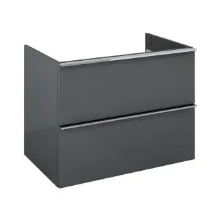 Szafka podumywalkowa 80 cm do WHITE, 2 szuflady antracyt