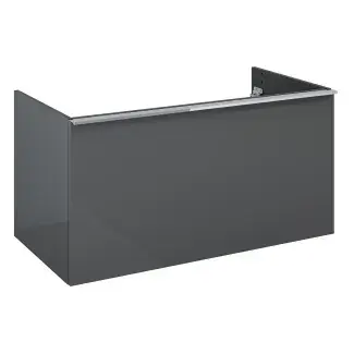 Szafka podumywalkowa 100 cm do WHITE, 1 szuflada antracyt