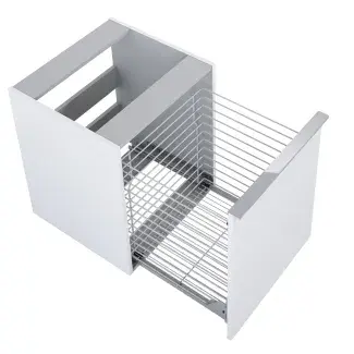 Komoda z koszem cargo WHITE 50 cm white