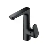 Stojąca bateria umywalkowa DERBY STYLE, czarny mat