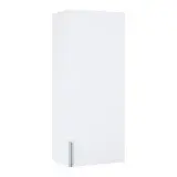 Słupek niski 100 cm, 1 drzwi, biały